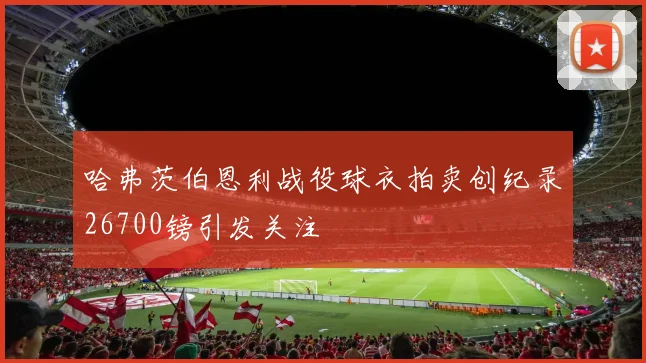 哈弗茨伯恩利战役球衣拍卖创纪录26700镑引发关注